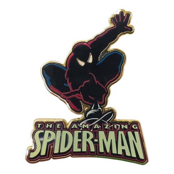 Universal Studios Pin Trading 2009 The Amazing Spider-Man Enamel Pin Pinback - Picture 1 of 12
